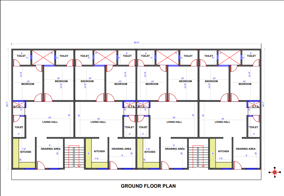 Simplex Modern Row House Design