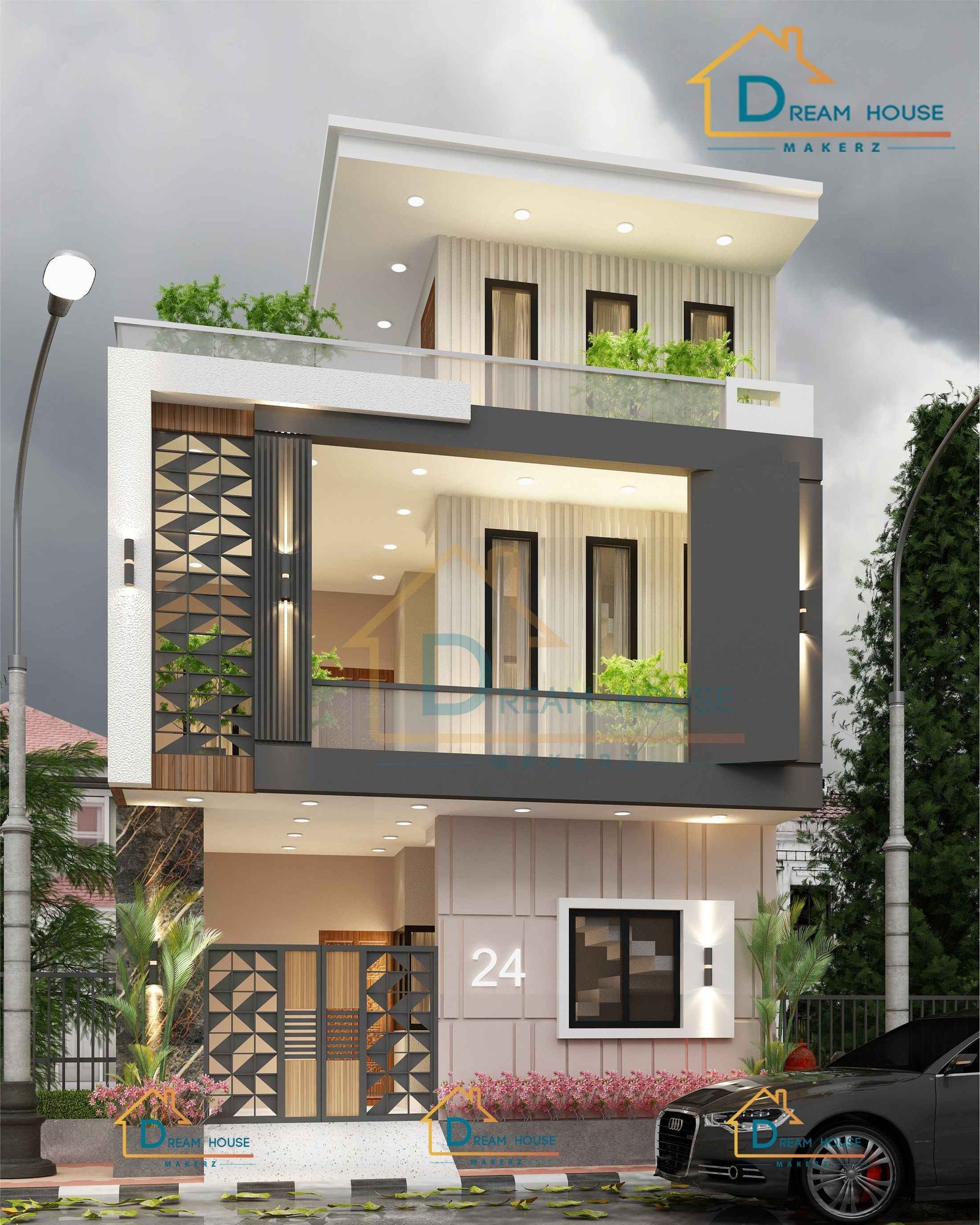 Duplex Small Modern House Design