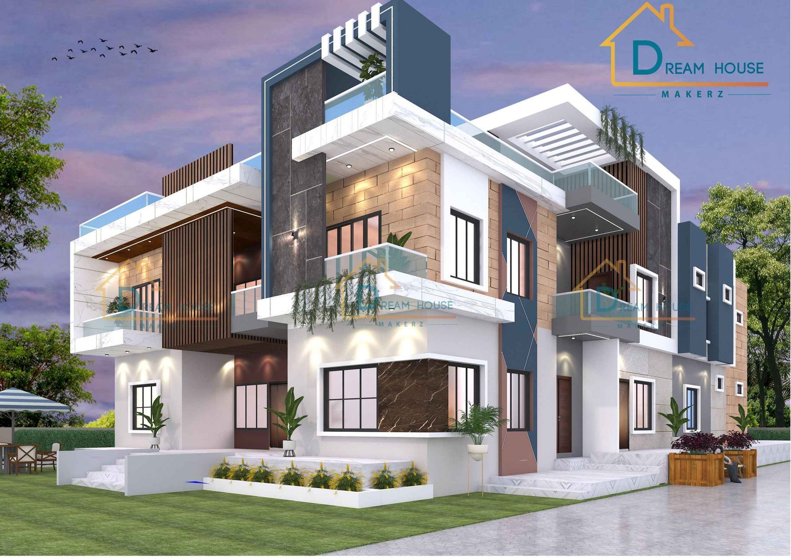 Duplex Modern Residential Villa