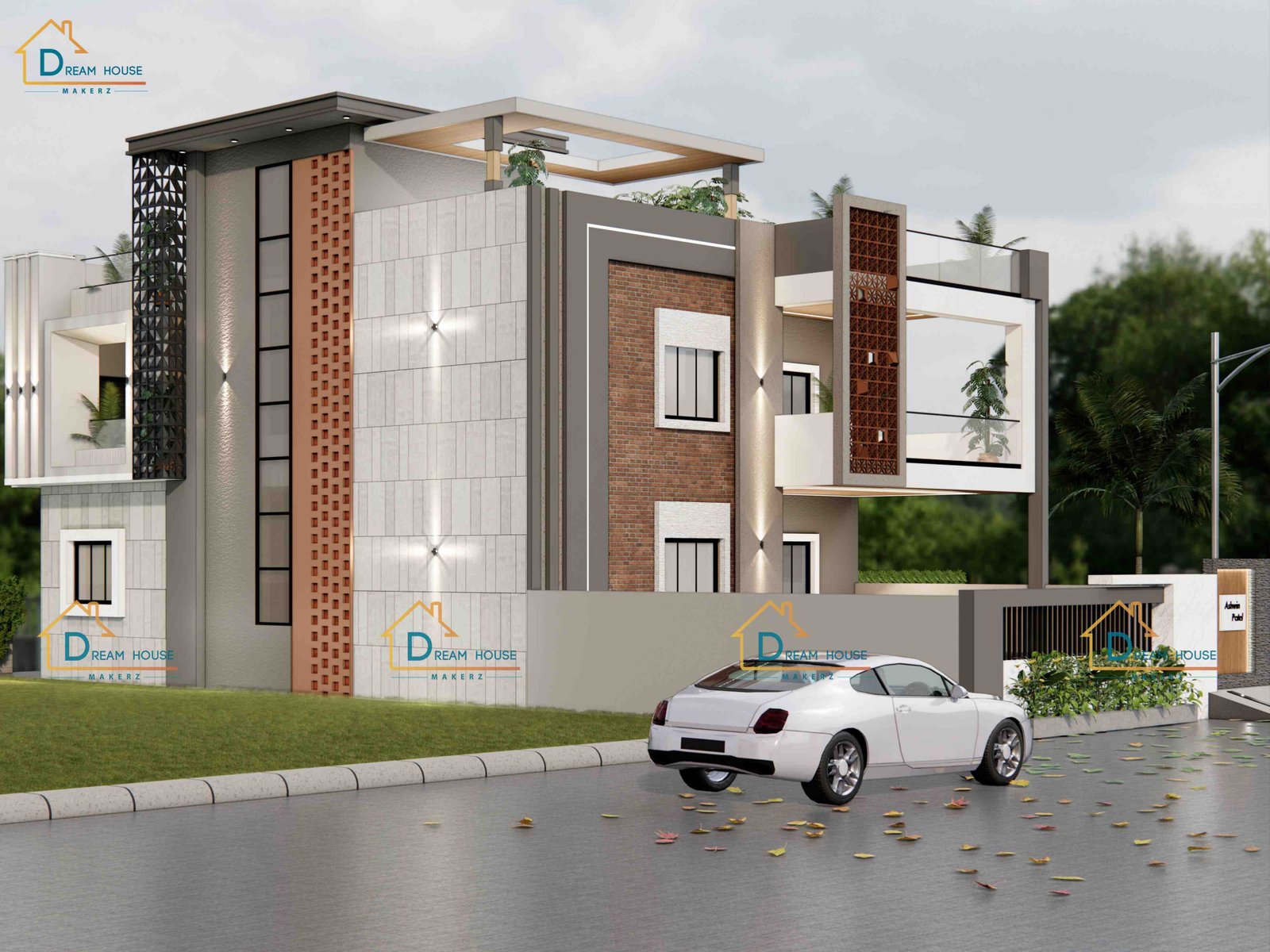 Duplex Elegant Bungalow Design