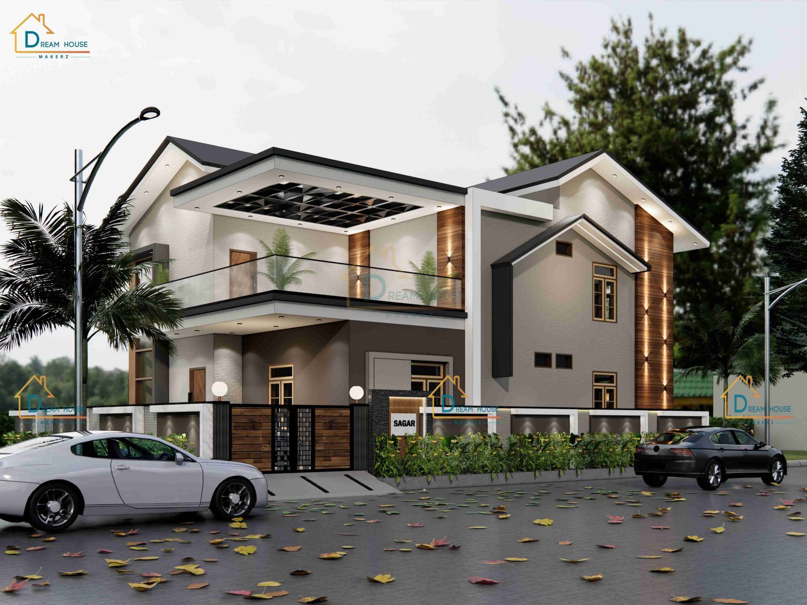 Duplex Bungalow Design